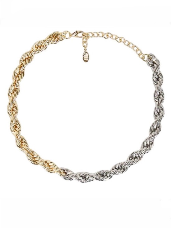 8 Other Reasons Jewelry - 8 Other Reasons Two-tone Chain Necklace in Mixed Metal One Size New Womens Jewel